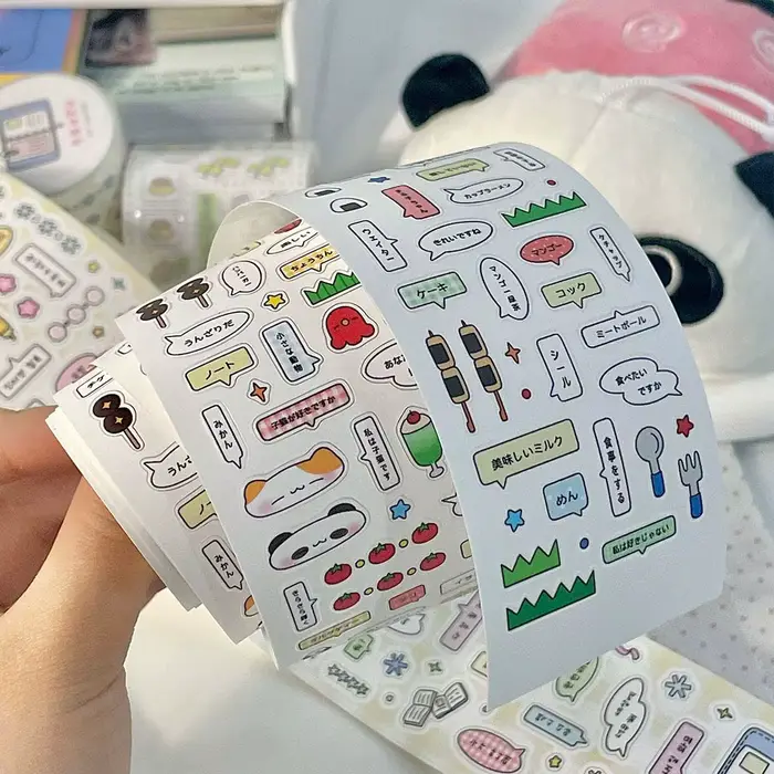 Bandes autocollantes Doodle mignonnes
