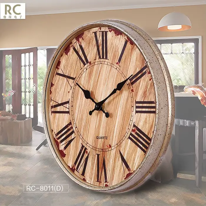 Horloge murale rétro européenne