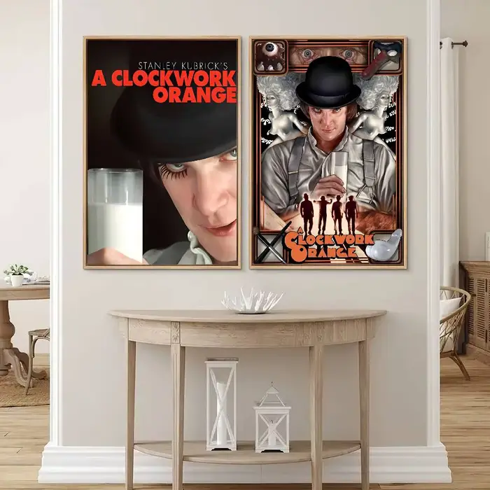 Affiche de film A-A Clockwork Orange avec impressions