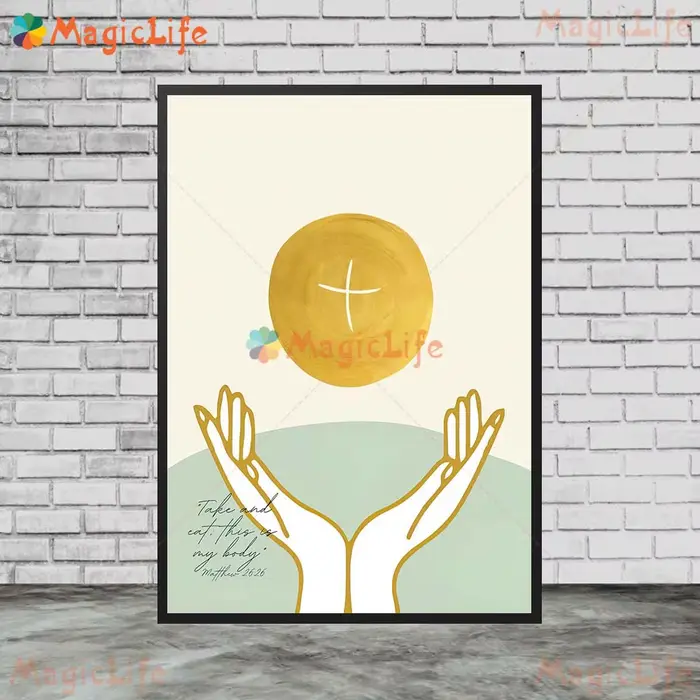 Affiche murale de notre-dame de Fatima catholique