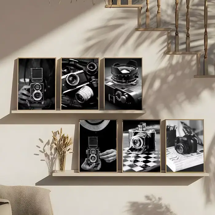 Affiche Photo Vintage noir et blanc