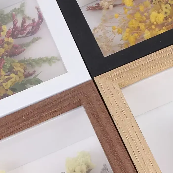 Cadre de boîte à ombre en bois