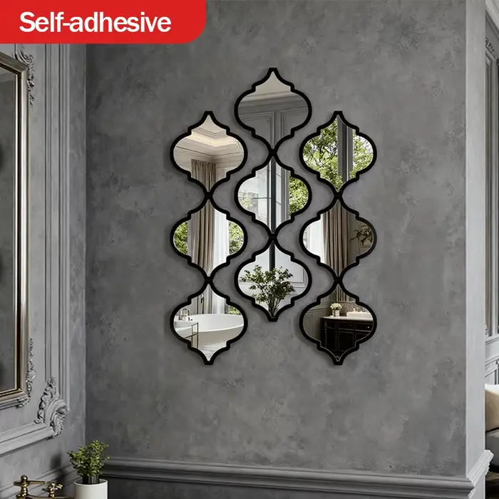 Grand miroir marocain 12 pièces
