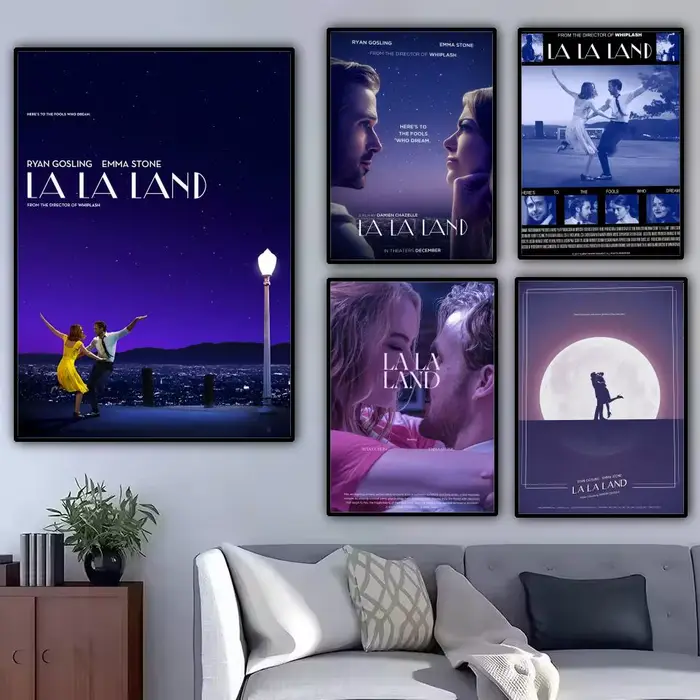 L-La La L-Land affiche HD Art collant mur étanche maison salon chambre Bar décoration esthétique