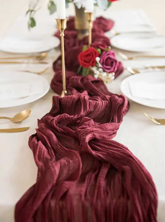 Chemin de Table en gaze