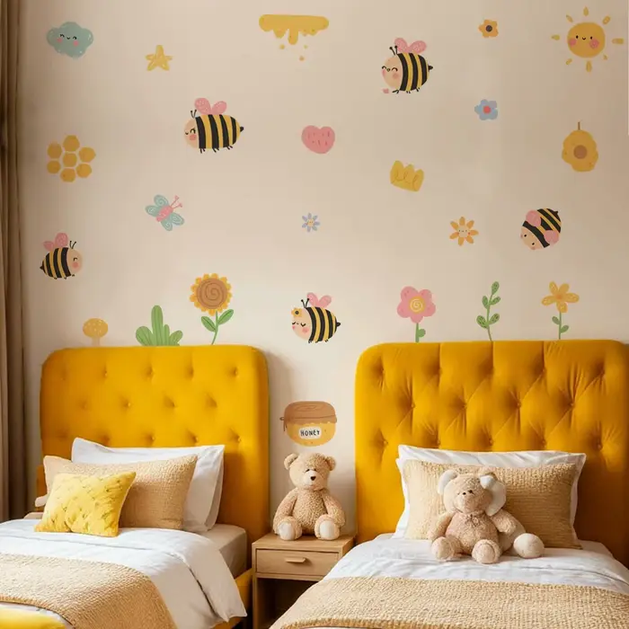 Autocollant mural en vinyle pour chambre d'enfant