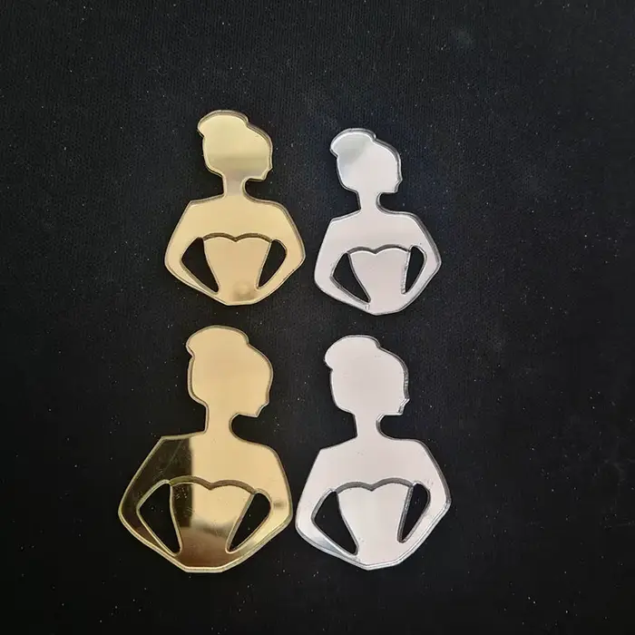 Autocollant en acrylique pour décoration de fête