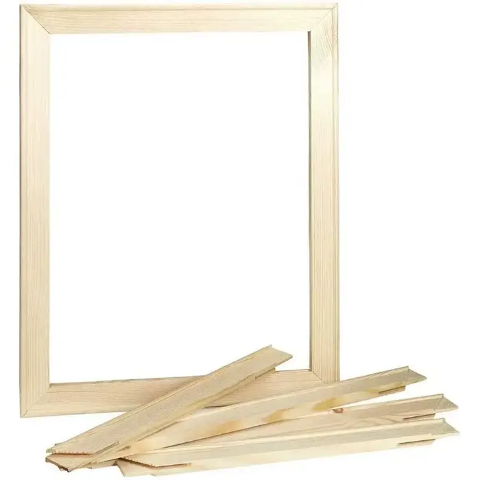 Cadres en bois pour la peinture sur toile, image murale, toile en bois naturel, prix d'usine, décor 