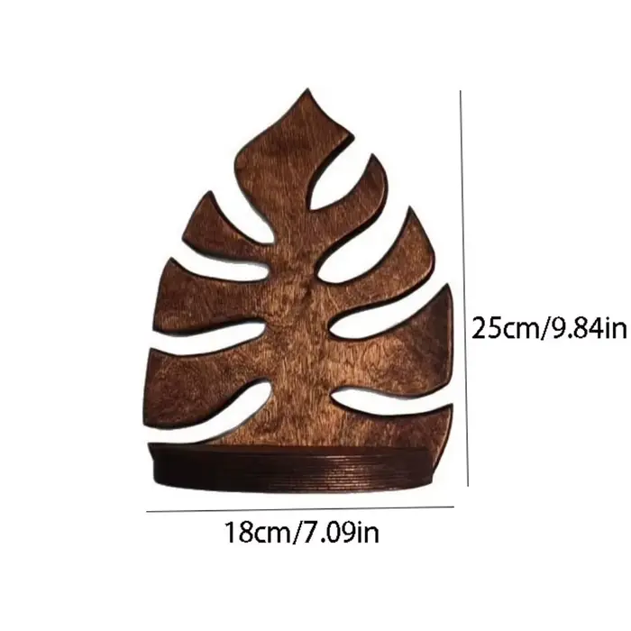 Décoration murale en bois, cadre créatif et moderne, plante murale suspendue, support de rangement rétro, clé