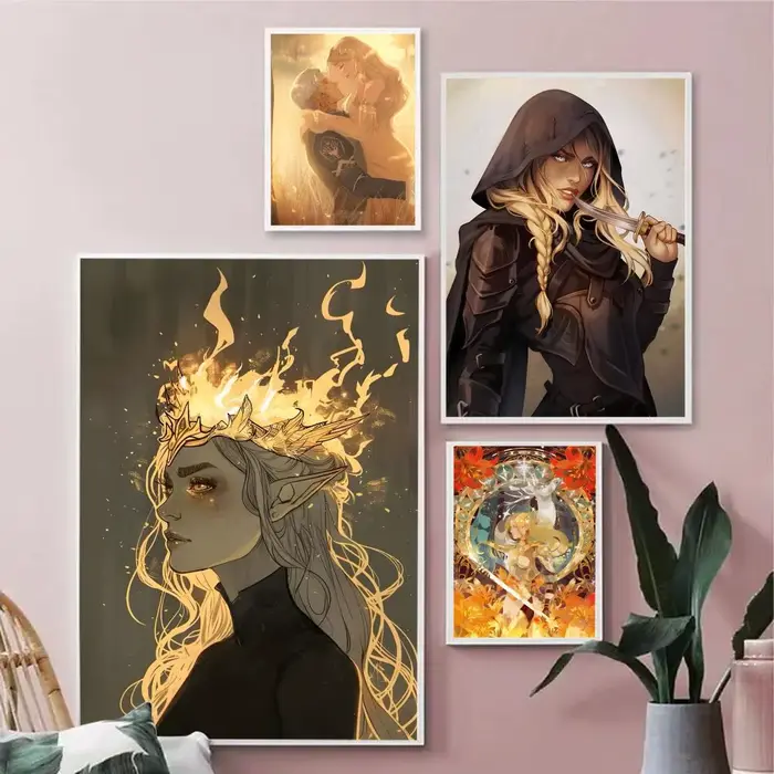 Nouvelle toile murale en verre T-throne