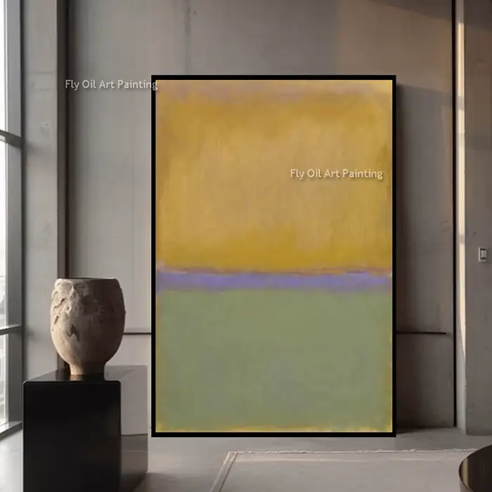 Peinture à l'huile sur toile inspirée de Mark Rothko