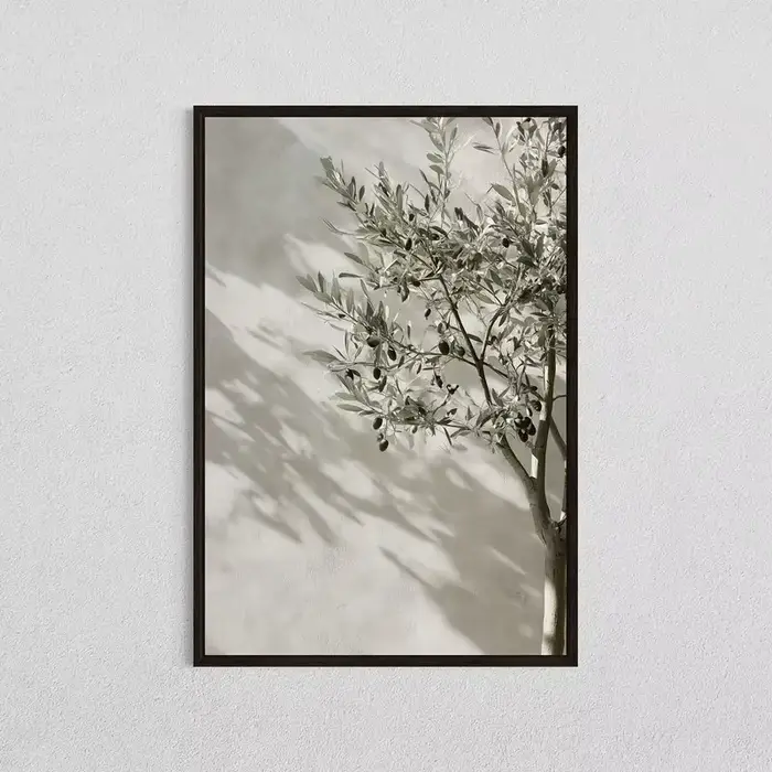 Toile d'olivier méditerranéen imprimée