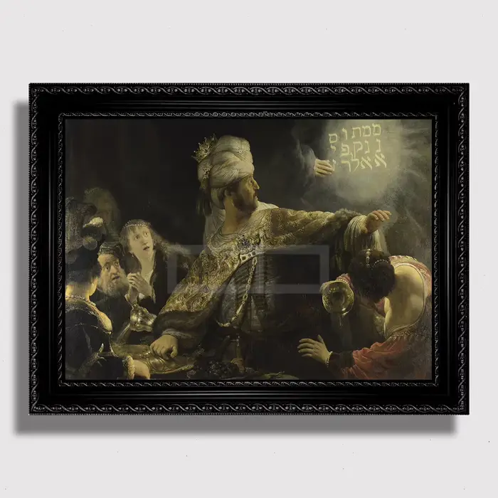 Affiche de peinture sur toile du célèbre peintre baroque néerlandais Rembrandt nous-mêmes, impressio