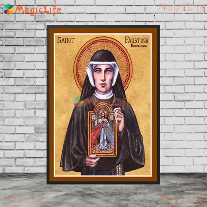 Peinture murale sur toile de la religion Sainte Anne