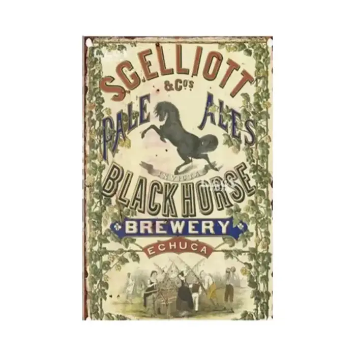 Panneau métallique Vintage pour cigarettes et tabac