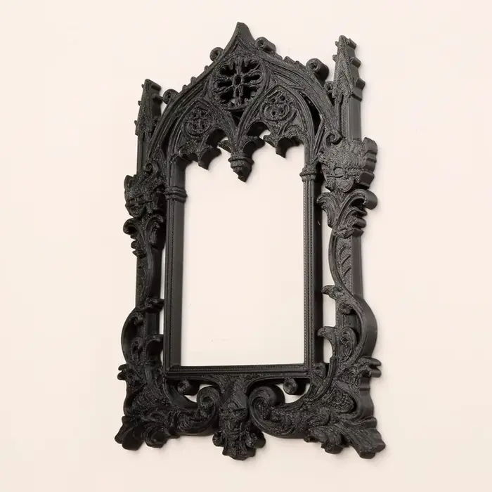 Cadre photo sculpté gothique sombre transfrontalier pour décoration murale rétro à domicile