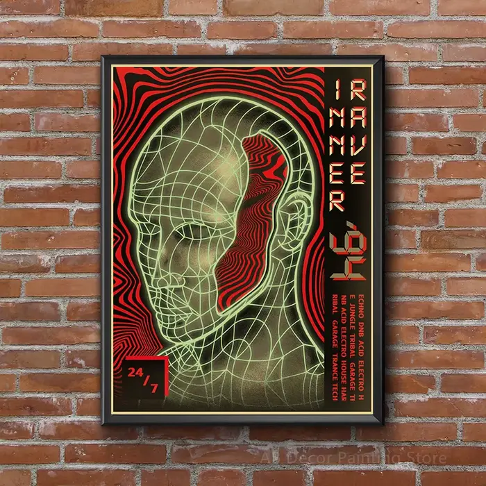 Affiche d'inspiration de conception graphique, typographie rétro, papier Kraft imprimé, image Vintage, maison, salle, café, Bar, décoration murale artistique, peinture