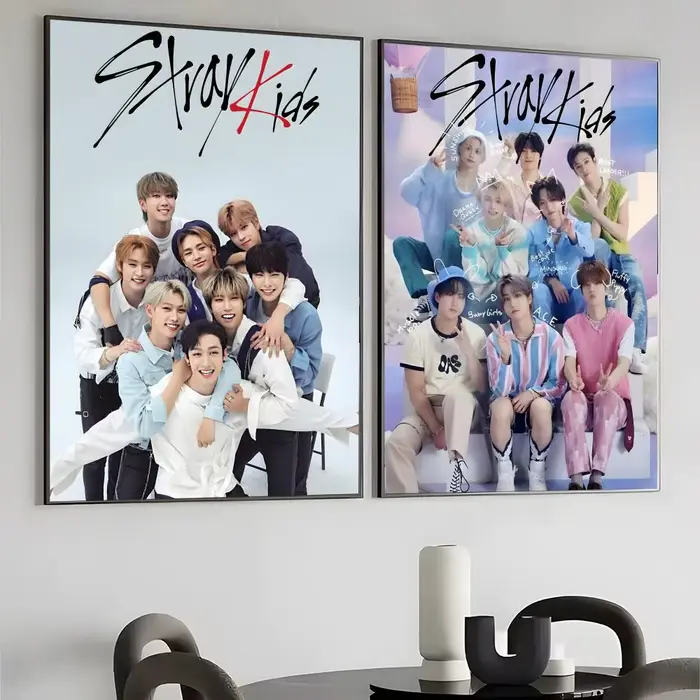 Affiche murale de groupe de garçons S-Stray K-Kids-S