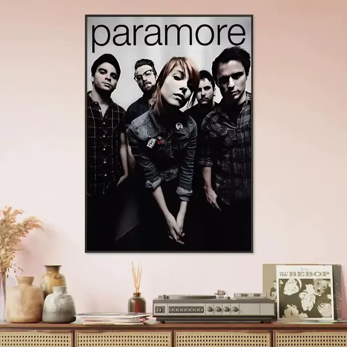 Affiche de la groupe EMO-PUNK américain Paramore
