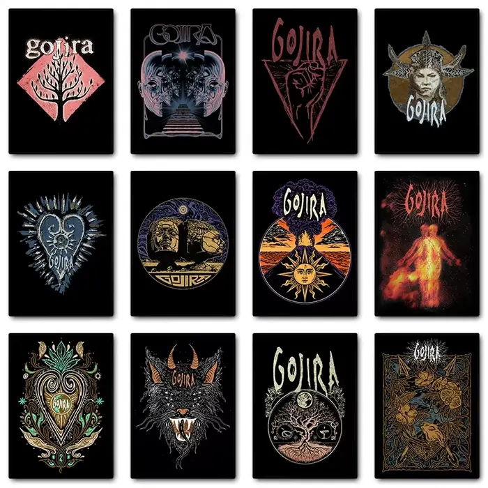 Gojira Gérira-Affiche d'art divers