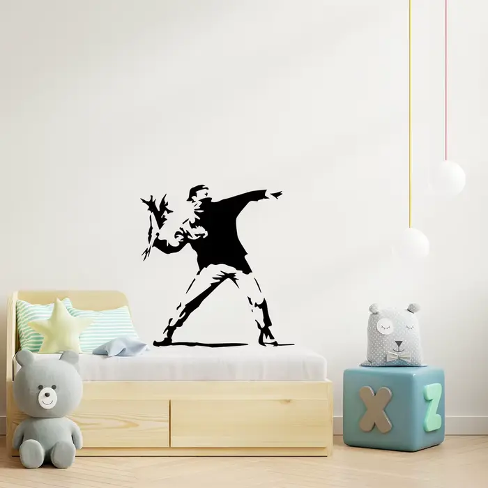 1pc Banksy mur Art décoration de la maison