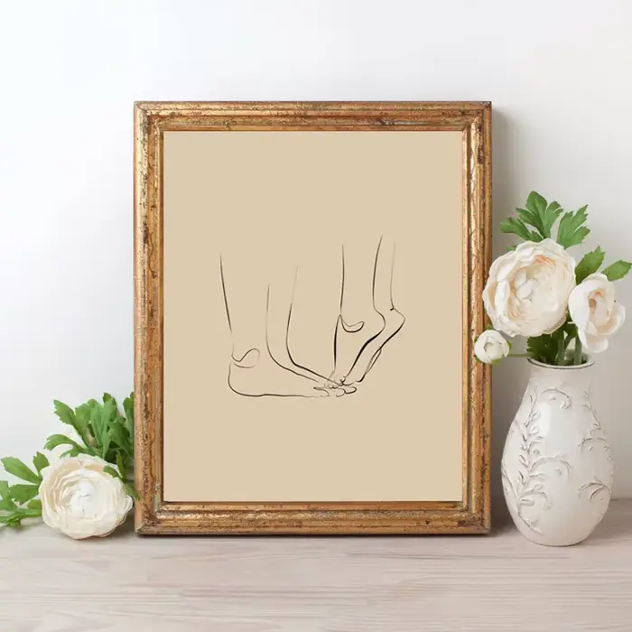 Affiche romantique pour Couple