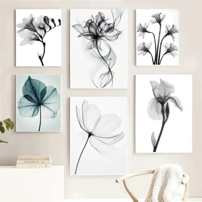 Peinture calligraphie sans cadre
