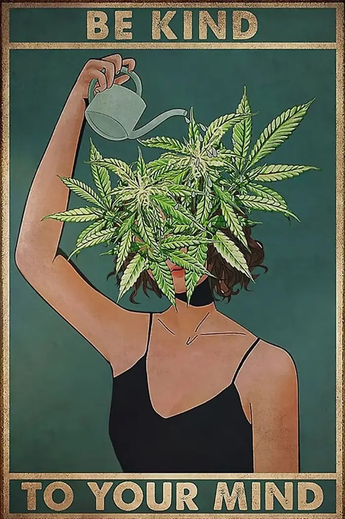 Affiche de santé mentale pour filles, soyez gentil avec votre Beaumont, Art positif, femme, peinture