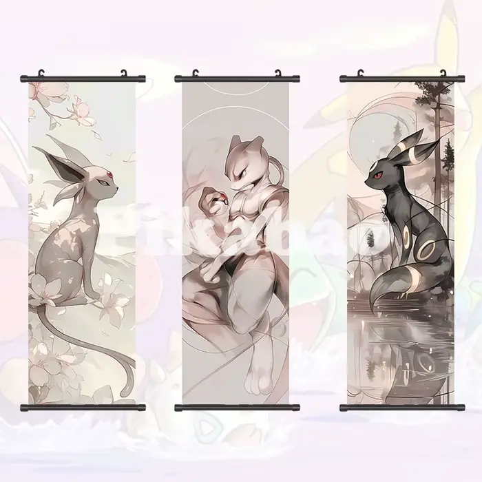 Affiche imprimée, art mural d'anime