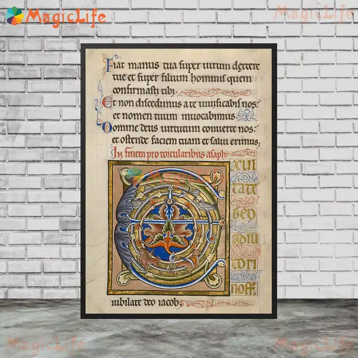 Affiches de Religion des écritures de la mythologie médiévale