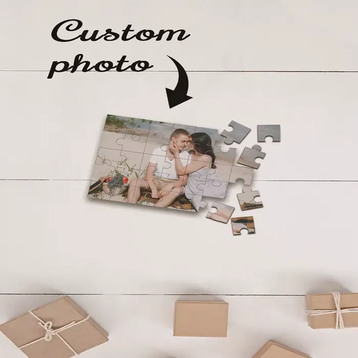 Puzzles personnalisables avec photos pour couple et famille
