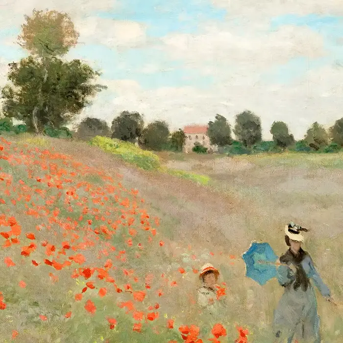 Monet – peinture à l'huile impressionniste sur toile