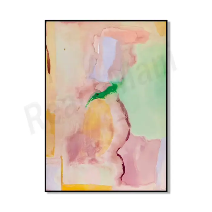 Helen Frankenthaler peintre expressionniste abstrait américain, impression d'art abstrait lyrique, i