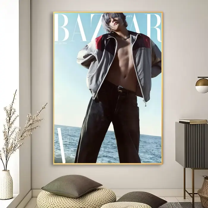 Affiche de chanteur coréen k-kun Taehyung