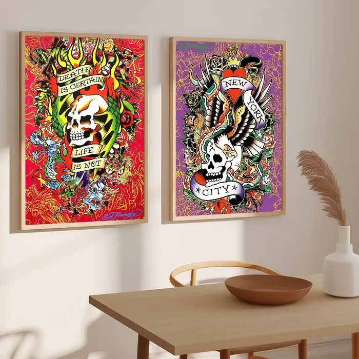 Affiche de marque de mode e-ed h-hardy