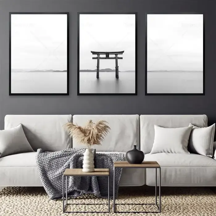 Torii Gate Toile Peinture Abstraite