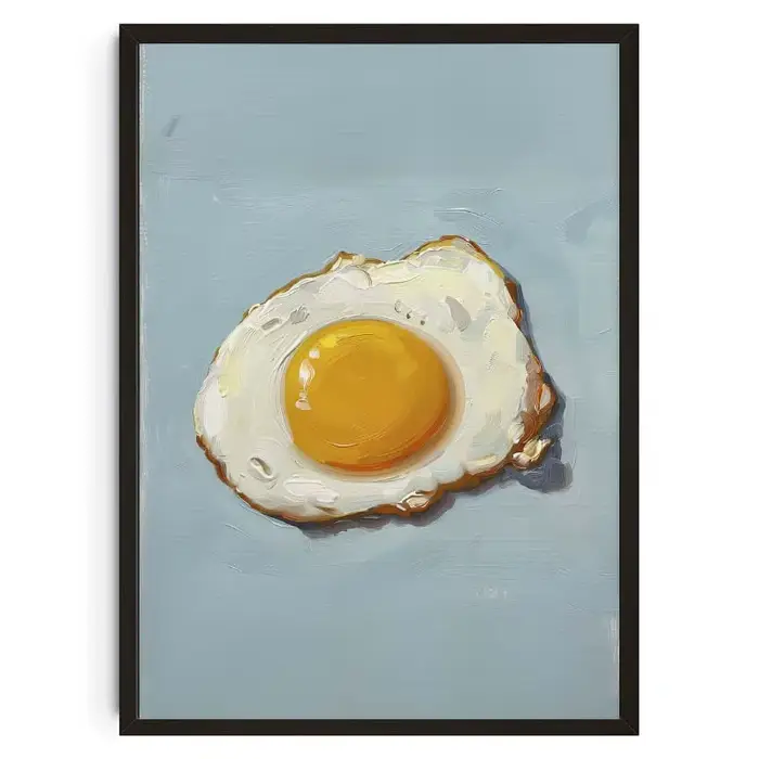 Affiches et imprimés Vintage pour salle à manger, fruits, Orange, avocat, tomate, café, peinture sur