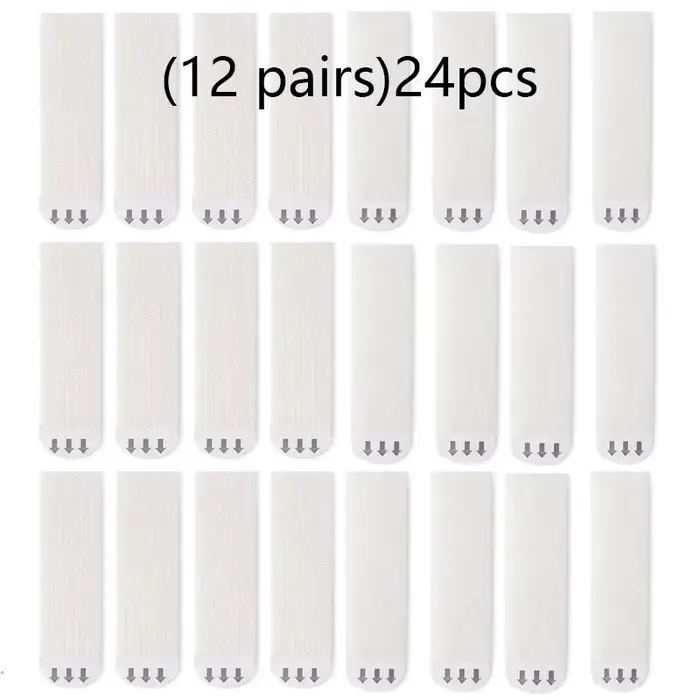 Cintre pour images sans perçage, 12 paires de crochets muraux amovibles Double face, ruban d'install