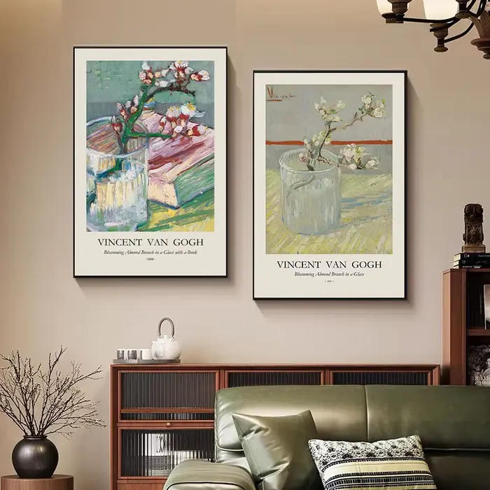 Dewprint Vincent Van Gogh célèbre peinture toile affiches tournesol la nuit étoilée mur Art salon chambre décor sans cadre