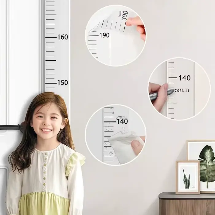 Autocollant mural de hauteur pour enfant