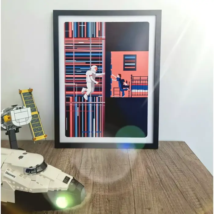 Affiche d'hommage du film interstellaire I Was Your Ghost