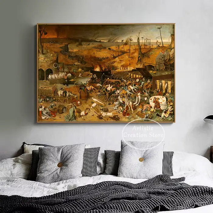 Pieter Bruegel-Peinture sur Toile Imprimée