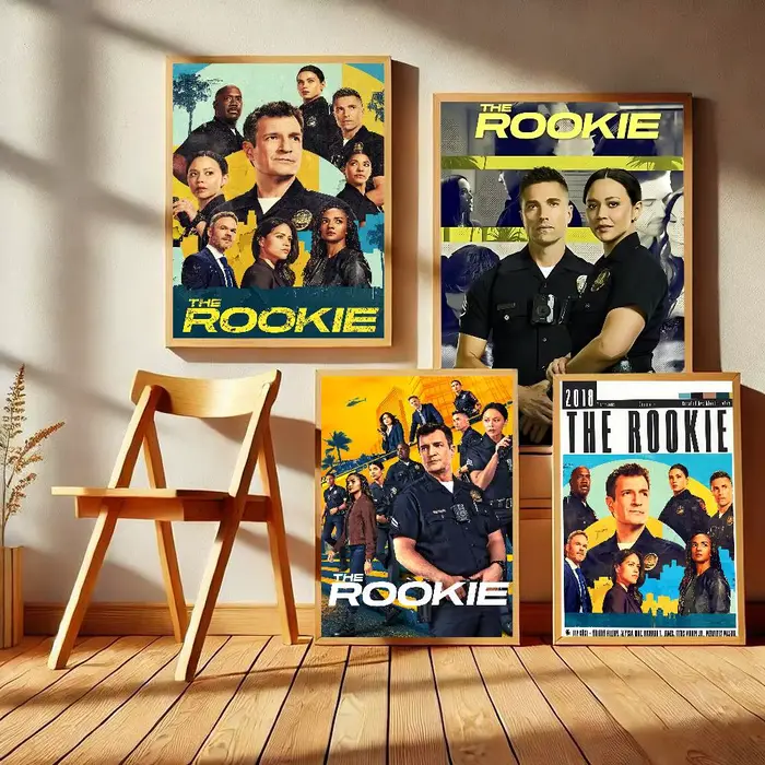 Affiche d'art autocollante classique du film The R-Rookie