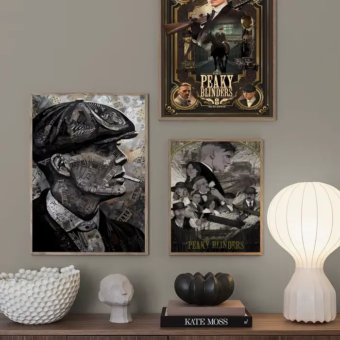 Affiche en papier imprimé Tommy Shelby Peaky Blinders