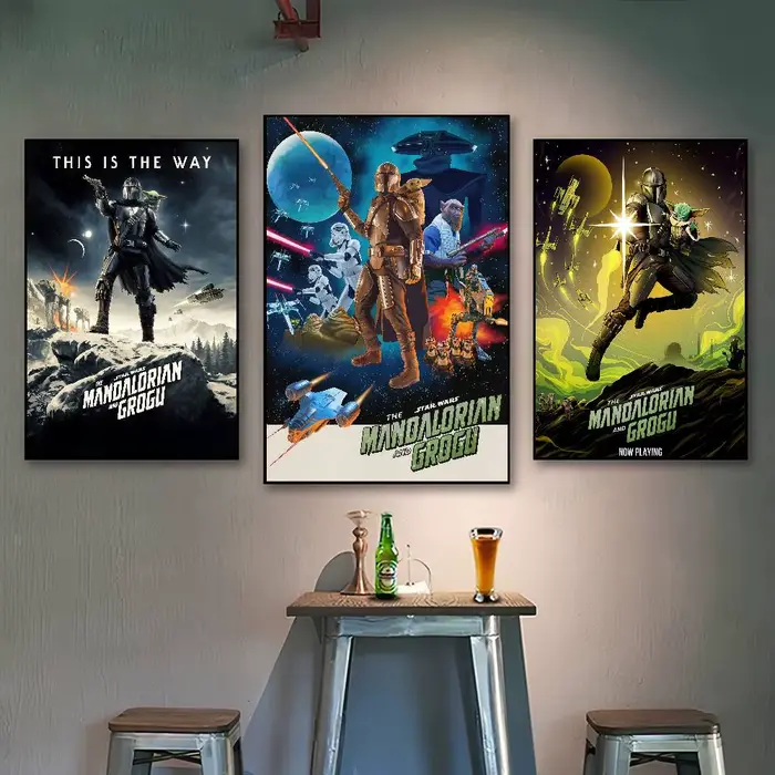 Affiche de l'opéra spatial S-STAR W-WARS Itadori Yuji Fushiguro Megumi Peinture sur toile Sukuna Collage