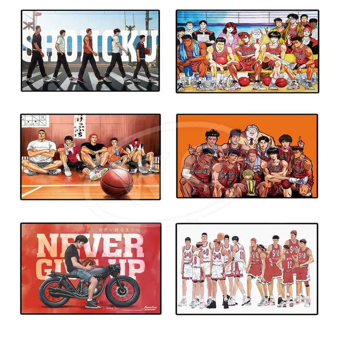 Affiche de dessin animé japonais The First Slam Dunk, peinture sur toile de sport esthétique, basket-ball, décoration murale, décor de chambre Kawaii