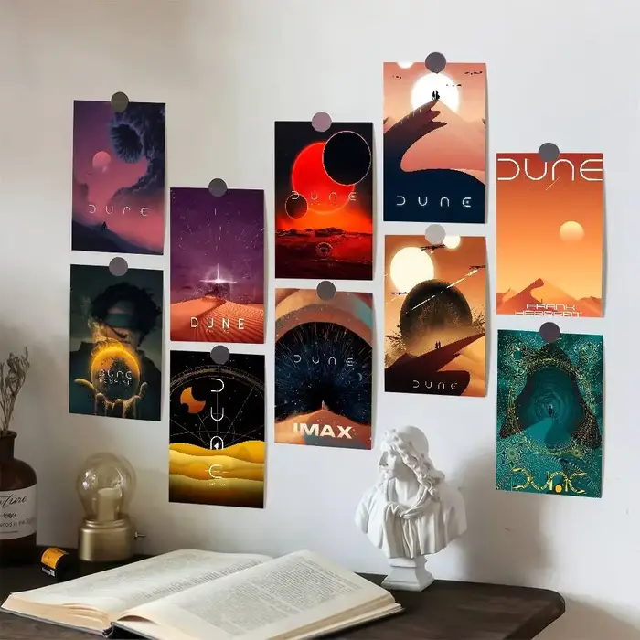 Dune film classique bonne qualité impressions et affiches papier blanc autocollant bricolage salle Bar café esthétique Art peinture murale