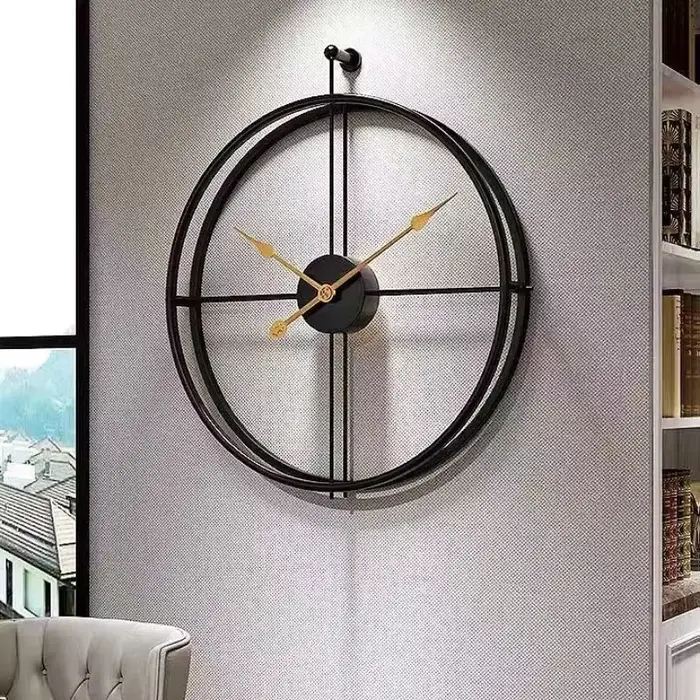 50/60cm horloge murale Design moderne grandes horloges muettes mur décor à la maison montres numériques circulaires