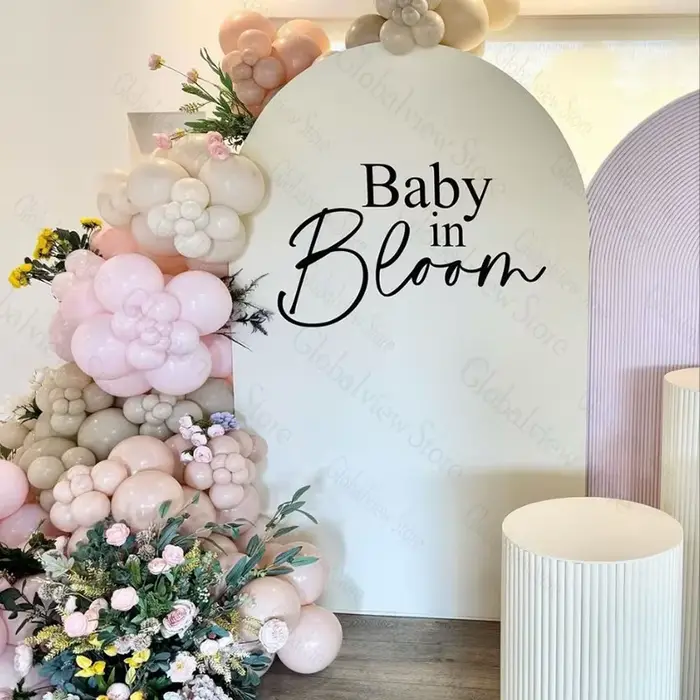 Autocollant en Vinyle en Fleurs pour Bébé