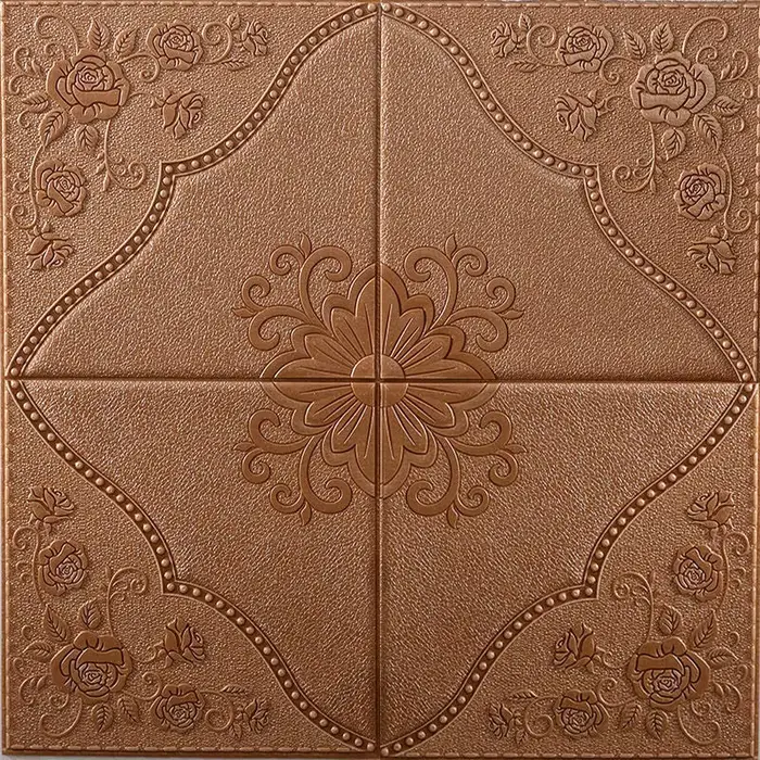 Papier peint auto-adhésif 3D pour décoration de plafond et de toit